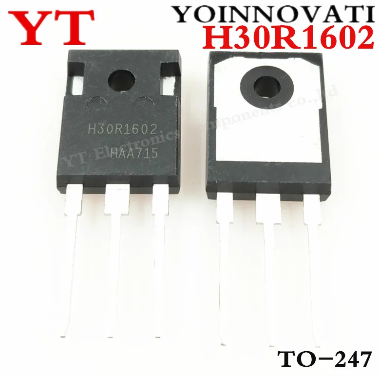 

Free Shipping 10 pcs lot H30R1602 30R1602 IGBT 30A 1600V TO3P