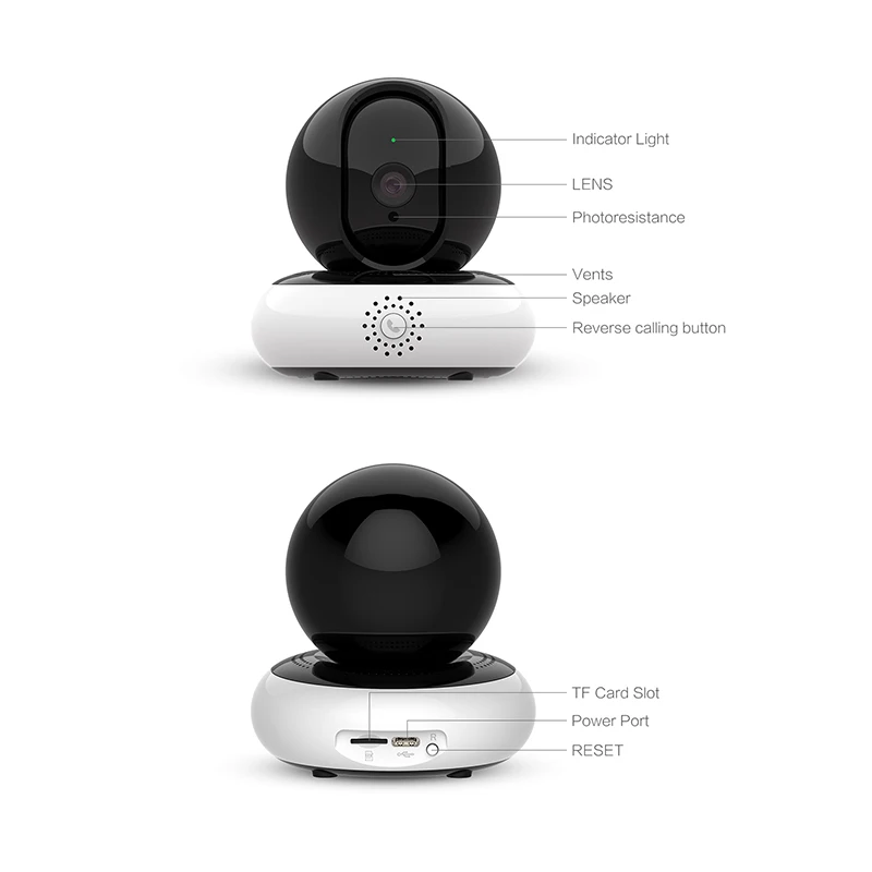 Wireless WIFI Security Smart Home Camera Internet Network HD 1080P H.264 Video PTZ Camera IP P2P IR Night Vision Kid Monitor
