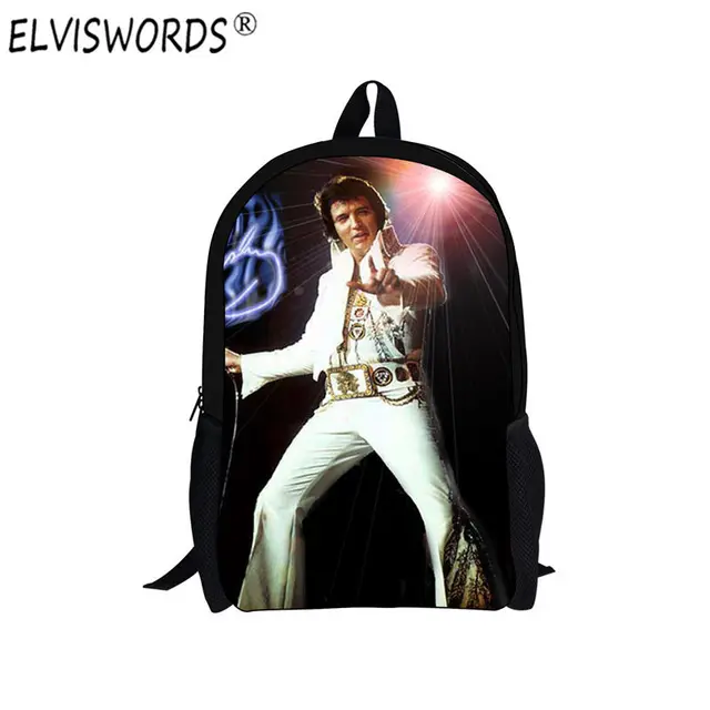 Kids Us18 Cartoon Voor 75elviswords Schouder Print Elvis Kinderen Rugzak Tassen 3d Rugzakken Karakter Cool Schooltassen Jongens In Presley Tas ZikXOPu