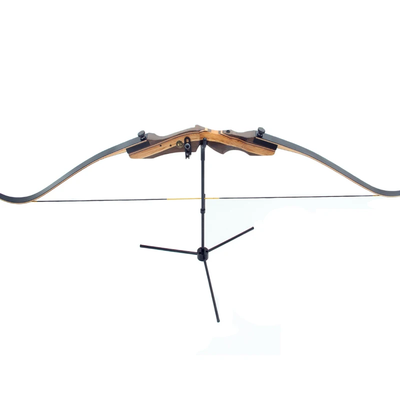 Archery Compound Bow Stand Tripod Holder Recurve Bow Rack Hanger