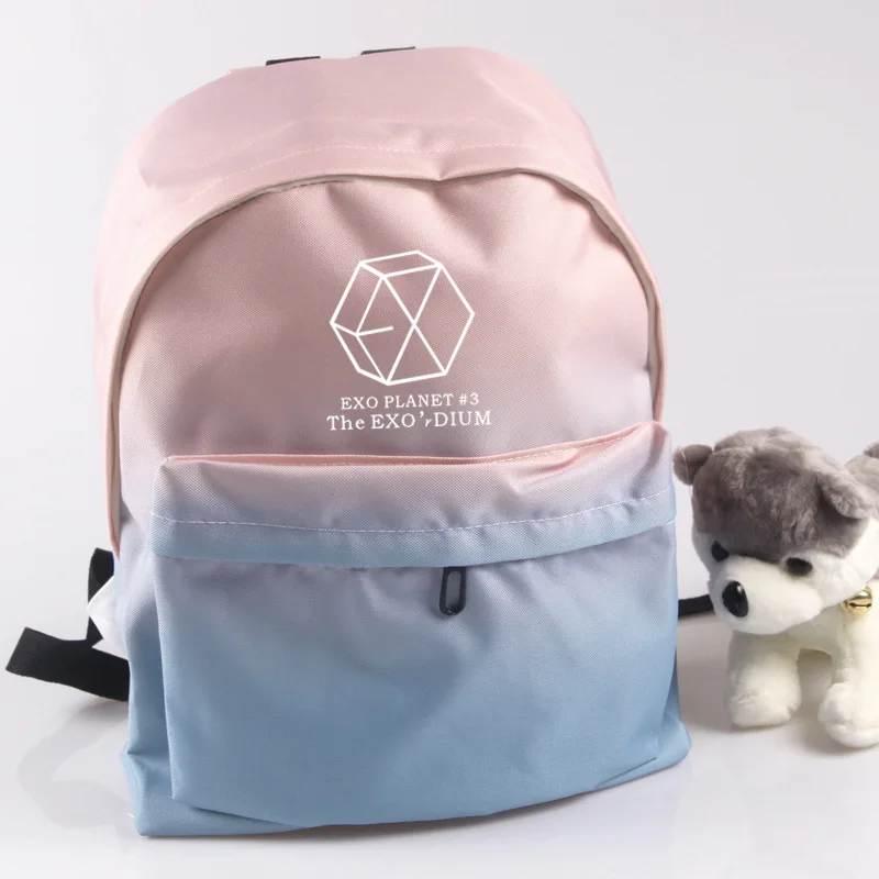 Новый kpop EXO тот же абзац модная женская Холщовая Сумка рюкзак Студенческая сумка