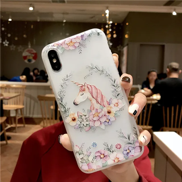 NiceKing Unicorn Flamingo Phone Cases For IPhone 8 7 6 6S Plus Case 