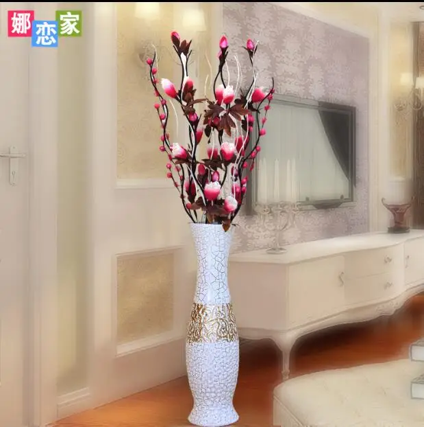 

Modern vase ornaments living room landing artificial flowers home decor