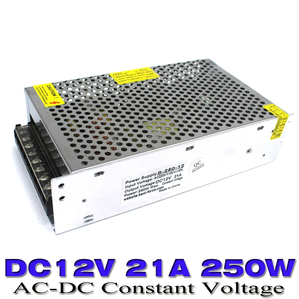 Daily new products on the line High quality goods 12V 21A 250W AC to DC ...