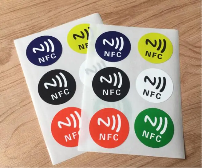 NFC теги NTAG216 чип Android записи программируемые rfid метки Смарт Lable 6pcs/лот|Карты