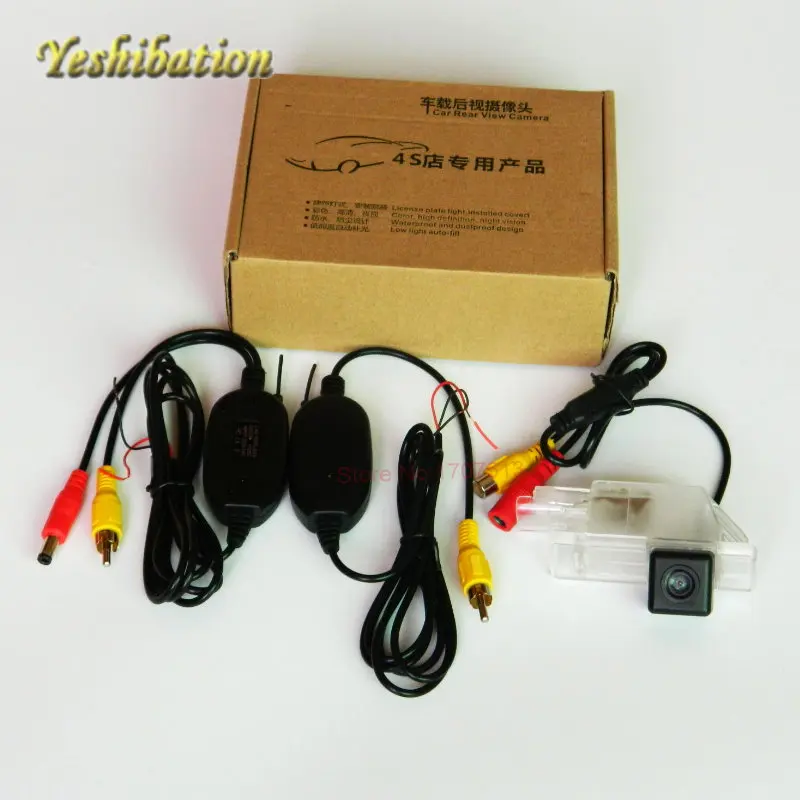 

Yeshibation Wireless Camera RCA/AUX Video Transmitter and Receiver Kit For Citroen C5 C4 MG3 MG5 Reverse Backup Rearview Camera