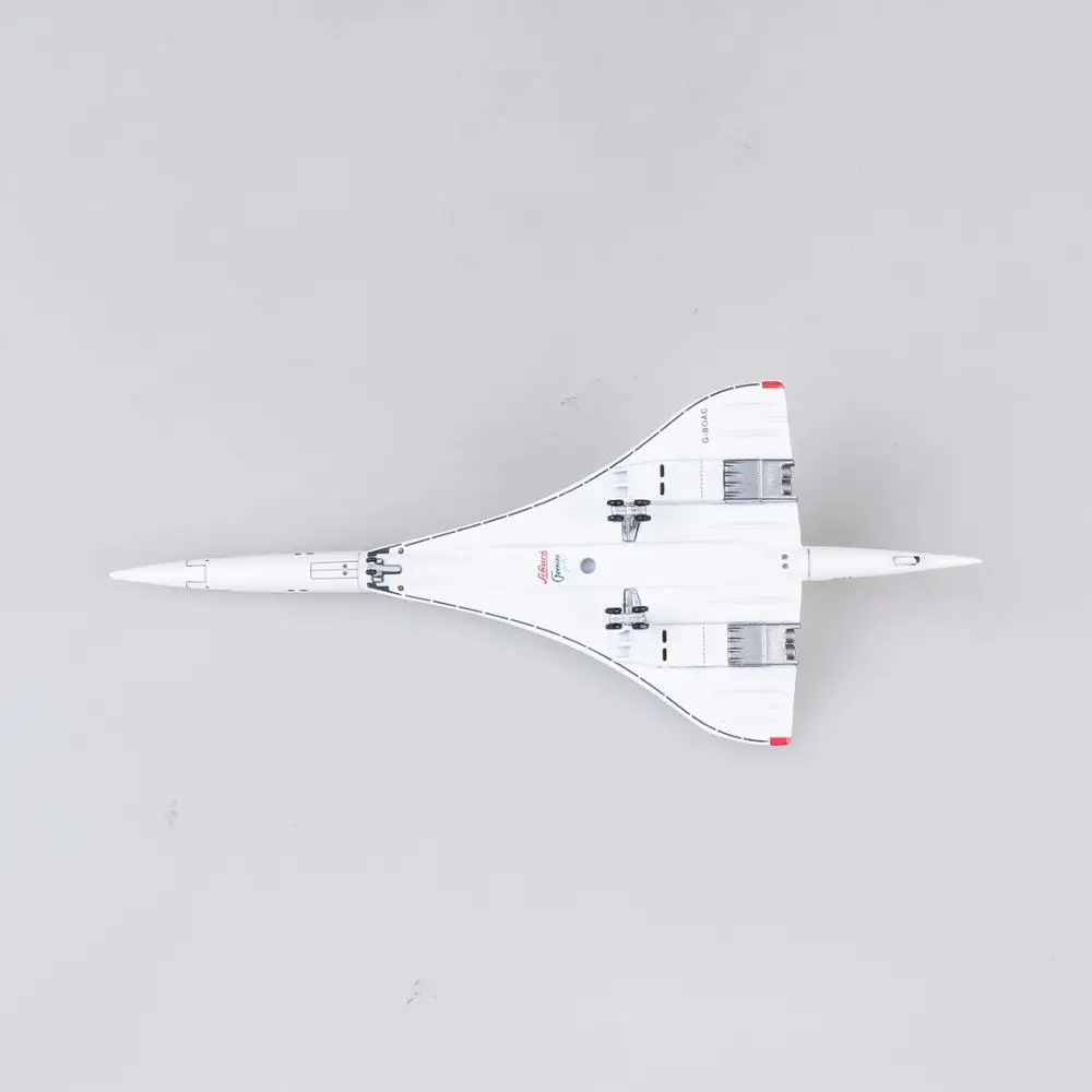 1/400 Scale British Airways Concorde Metal Alloy Airplane Model 16cm UK Air Plane Model Toys For Co