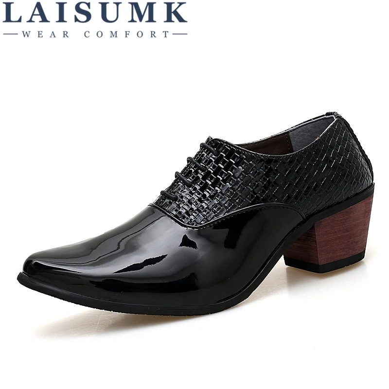 mens dress shoes 3 inch heel