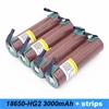 battery 18650 hg2 3000mAh 20amps with strips soldered batteries for screwdrivers flashlight 18650 rechargeable battery Turmera ► Photo 2/6