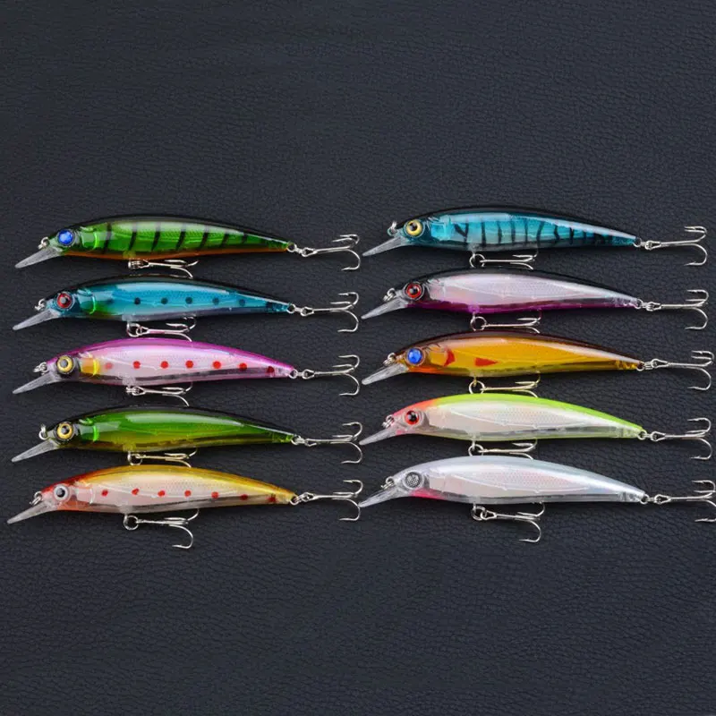 

lure vibe salmon surfac popper troll artifici jackal sea fish lure minnow crankbait tuna 10 colour 11cm/13.4g Internal laser
