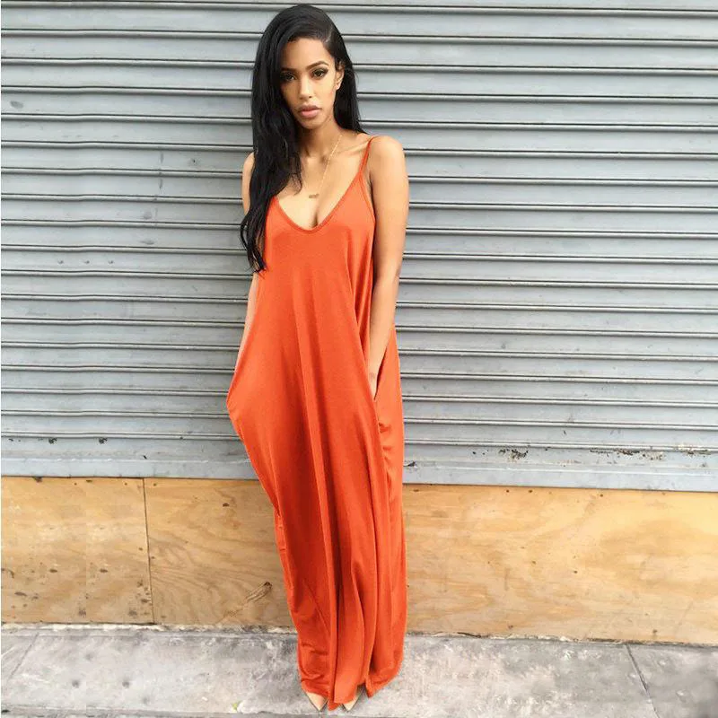 casual-dresses-for-women-039-s-summer-v-neck - 