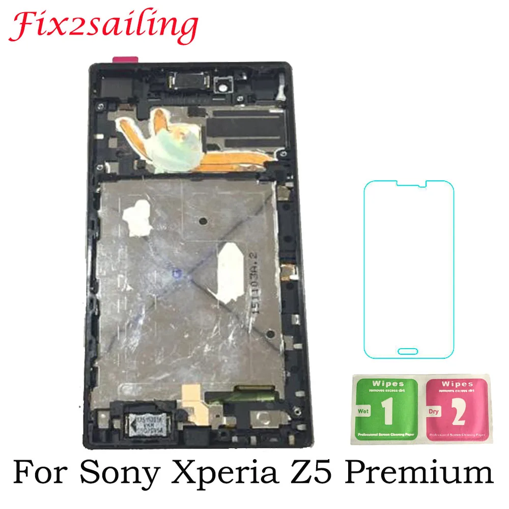 

New LCDS For Sony Xperia Z5 Premium E6853 E6883 E6833 LCD Display Touch Screen Digitizer Assembly with Frame 5.5inch Display