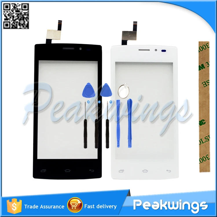 

Black&White Touch For Tele2 Mini Touch Screen Digitizer Panel For Tele 2 Mini