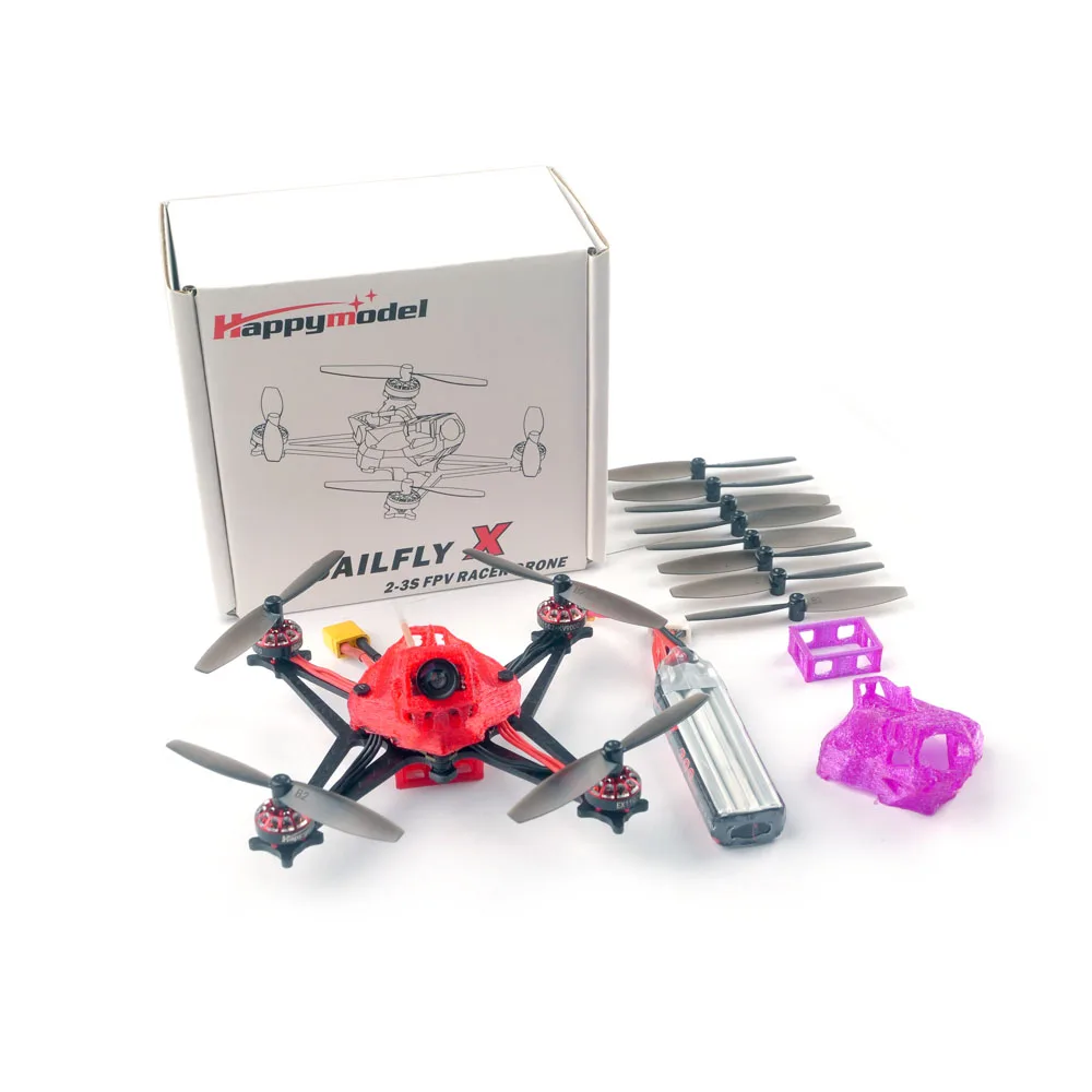 

Happymodel Sailfly-X Sailfly X 105mm Crazybee F4 PRO 2-3S Micro FPV Racing Drone PNP BNF w/ 25mW VTX 700TVL Camera