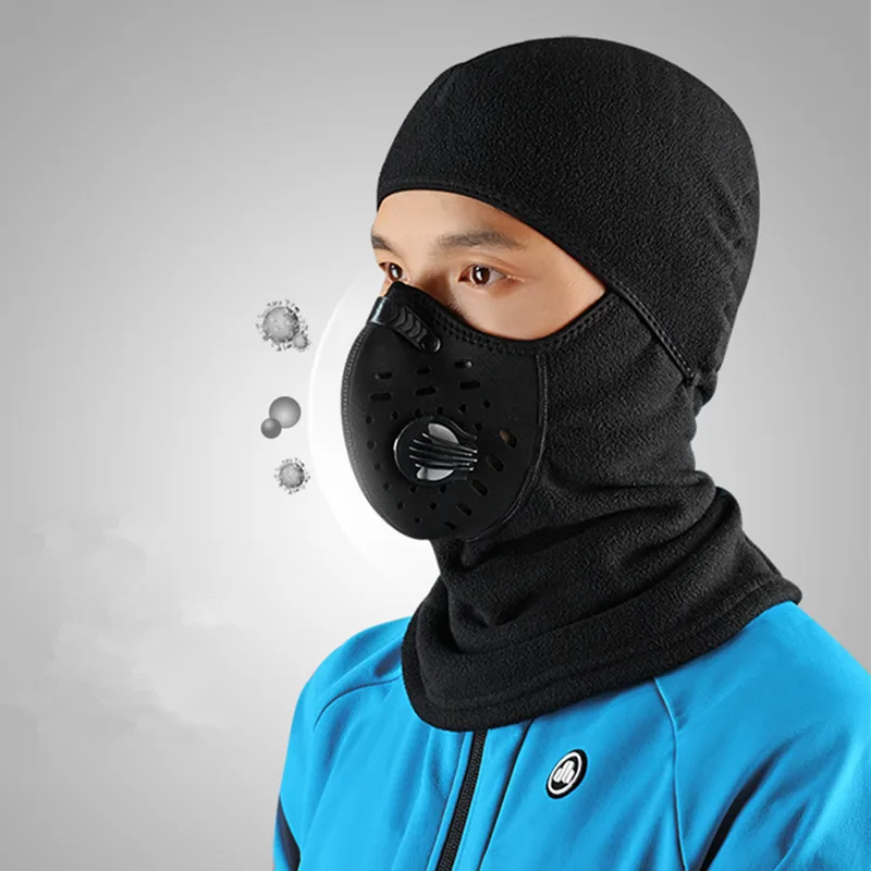 ROCKBROS esquí térmico tapas babero a prueba de viento bufanda de cuello cálido cara máscara Snowboard nieve Wintrt de Cycing escudo hombres tapa