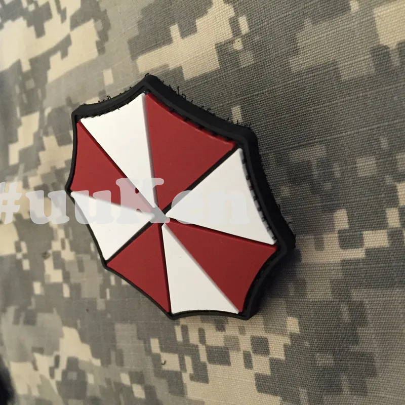 Morale Patches Umbrella Corporation Logo Airsoft Movie Skull Resident