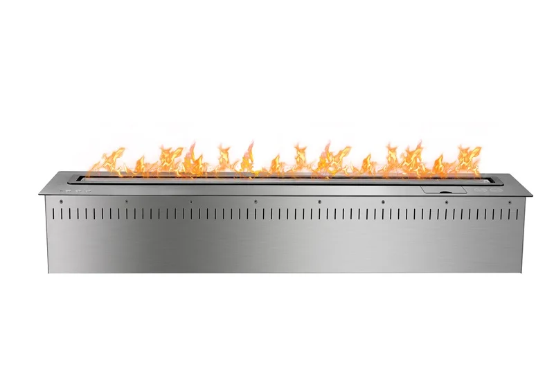 36 inch Smart Remote control intelligent silver or black  auto ethanol fireplace with remote control