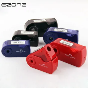 

EZONE Single/Double Hole Pencil Sharpener Black/Blue/Red Color Networking Feature Stationery Practical Students Stationery New
