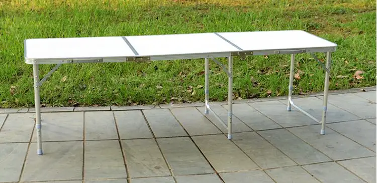 Us 148 72 12 Off 180 60 70cm Aluminum Alloy Folding Table Portable Outdoor Barbecue Camping Picnic Desk In Tables From Furniture