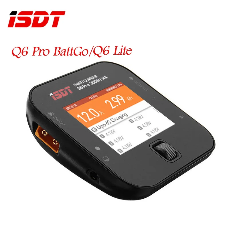 ISDT Q6 Pro BattGo / Lite 300 Вт 14A карманное умное Цифровое зарядное устройство для Lipo