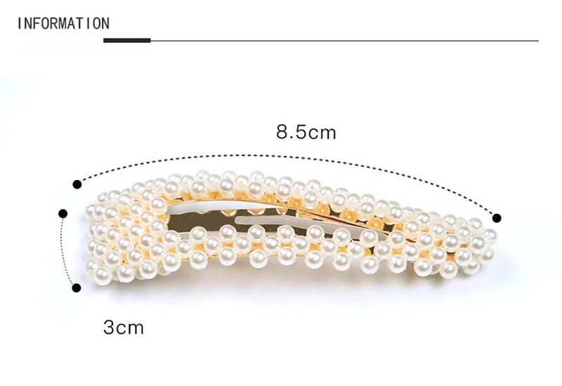 Заколка для волос в Корейском стиле для женщин и девочек из металлического сплава из жемчуга BB заколки для волос Роскошные многофункциональные ряды неправильные искусственные жемчужины декоративные шпильки для волос