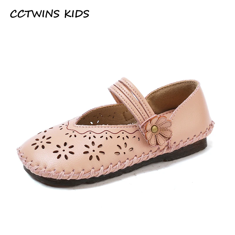 

CCTWINS Kids Shoes 2019 Spring Girls Toddler Party Brand Princess Flowers Children Fashion Flat Baby Mary Jane Shoes GM2354