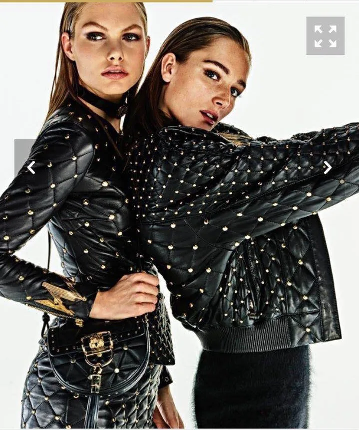 

New Fashion Sexy Women Black Zipper PUFormal Rayon Bandage Evening Party Coat