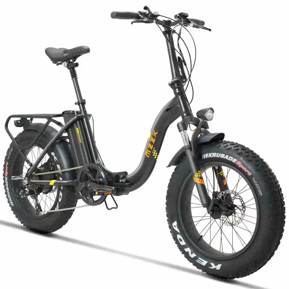 Электрический велосипед 20 дюймов 48 В 4 0 ВТ мотор shimano 7 скоростей фэтбайк складная