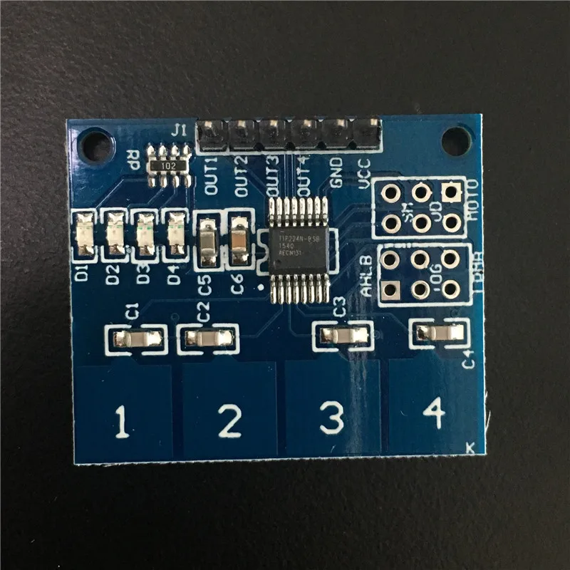 

1Pc ST077Y TTP224 4 Channel Switch Touch Sensor Capacitive Touch Sensor Module DIY Tool Part High Quality On Sale