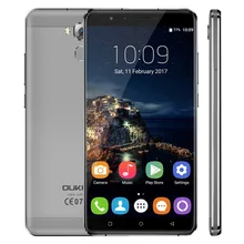 Oukitel U16 Max 4G Mobile Téléphone 6.0 Pouce HD MTK6753 Octa Core Android 7.0 3 GB RAM 32 GB ROM 13MP D’empreintes Digitales ID 4000 mAh batterie