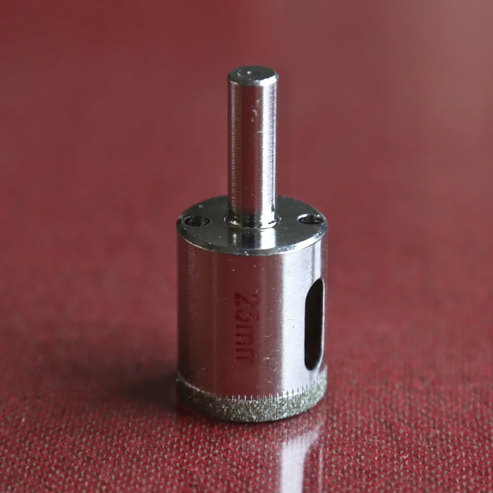 Free shipping 1PC Home decoration quality 25mm glass hole saw tile