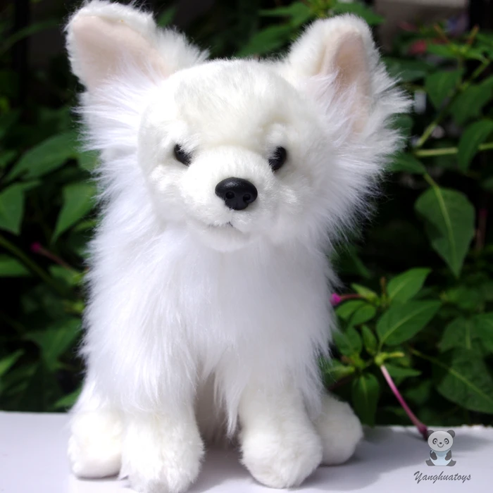 

Cute Stuffed Animal Toy Pomeranian Doll Christmas Gifts Soft Toys White Dogs Dolls