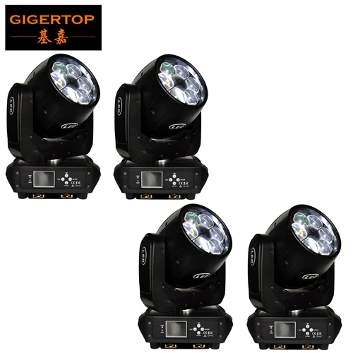 Gigertop TP-L672 280 Вт Led Zoom движущийся головной свет 6x40 Вт 0S-RAM высокий яркий маленький пчелиный глаз Освещение сцены панорама 540 наклон 180 - Цвет: 4