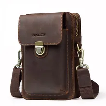 AETOO новая модная кожаная сумка-мессенджер мужская сумка через плечо ретро сумасшедшая кожаная мужская сумка