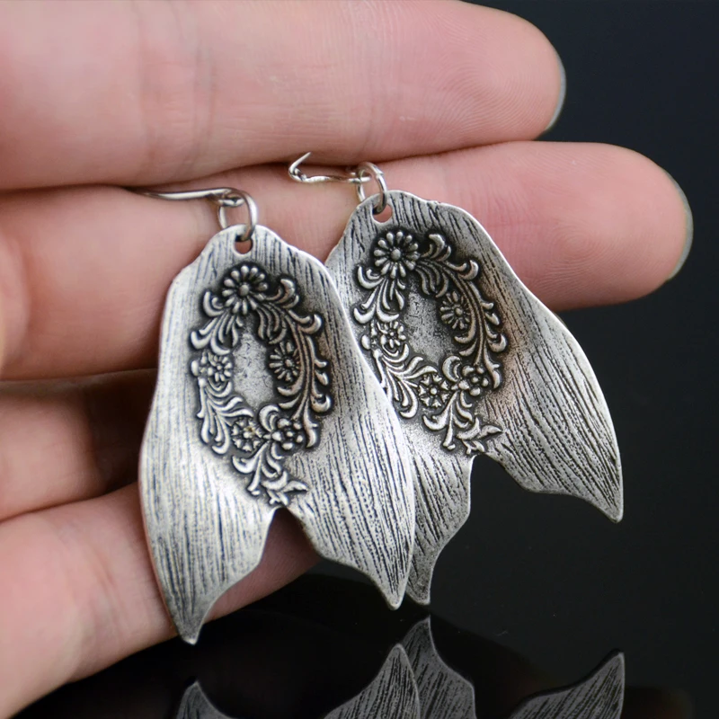 

1pair Mermaid Tail Earrings Fish tail Dangle Earrings Boho Jewelry For Women