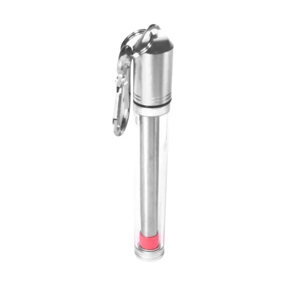 New Portable Stainless Steel Telescopic Drinking Straw Travel Straw Reusable Straw with 1 Brush and Metal Carry Case