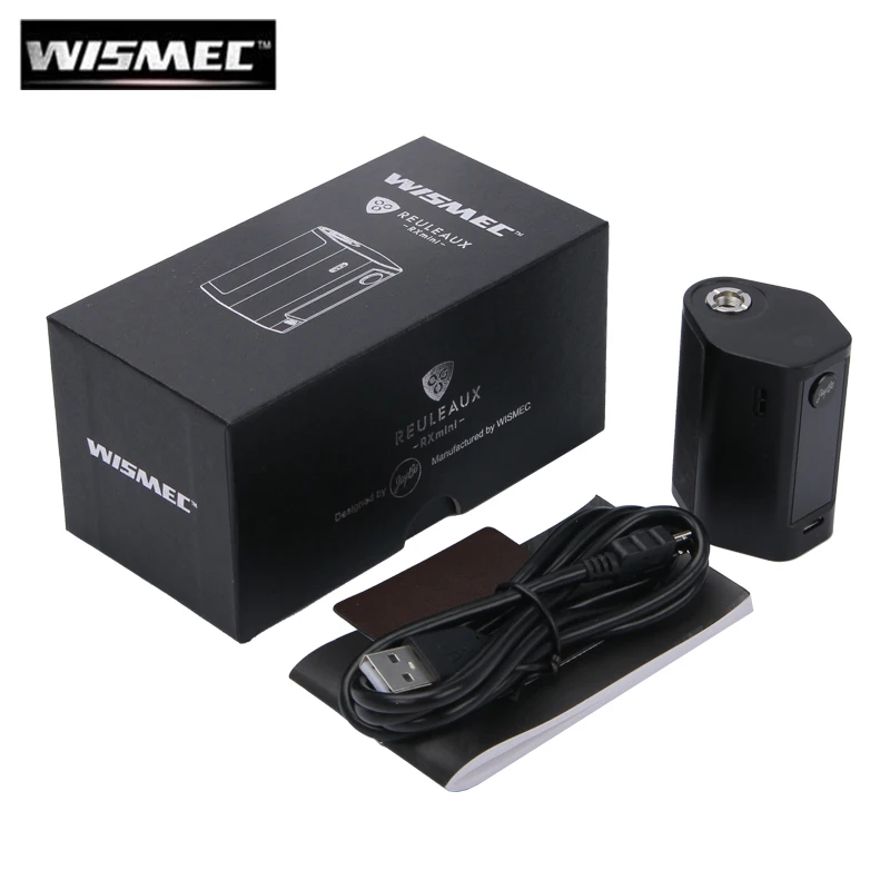 Оригинальный WISMEC рел RXmini 80 Вт поле MOD Vape 2100 мАч батарея RX мини Reux мини модель TC