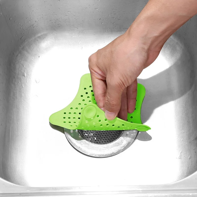 Buy 1Pcs Silicone Sink Drain Filter Sewer Drain