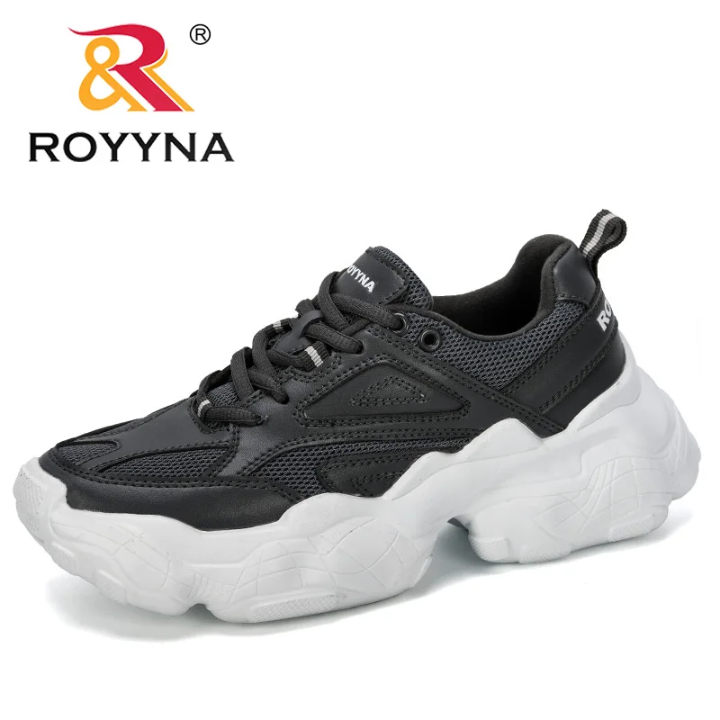 

ROYYNA 2019 New Designer Mesh Tenis Fashion Casual Shoes Woman Comfortable Breathable Flats Female Platform Chaussure Femme Shoe