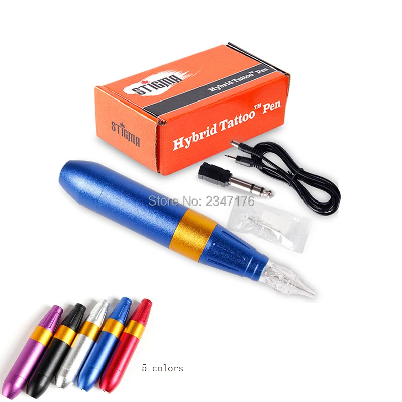 

HOT 1set Permanent Makeup Machine For Tattoo Cosmetics Rotary Tattoo Machine Pens For Eyebrows Lip Eyeliner with micro needle