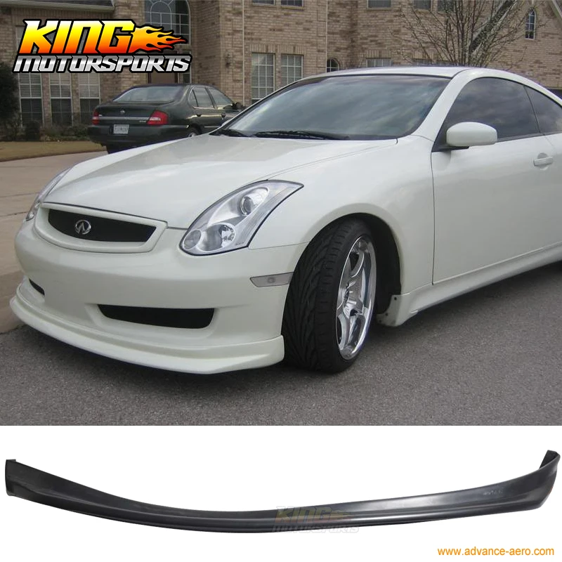 Fit For 03 06 04 05 Infiniti G35 Coupe NS Style Front Bumper Lip