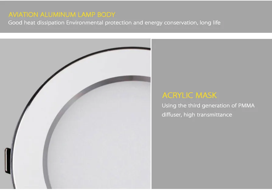 Waterproof LED Downlight Dimmable 18W 15W 12W 9W 7W 5W Warm White Cold White  Recessed LED Lamp Spot Light AC220V AC110