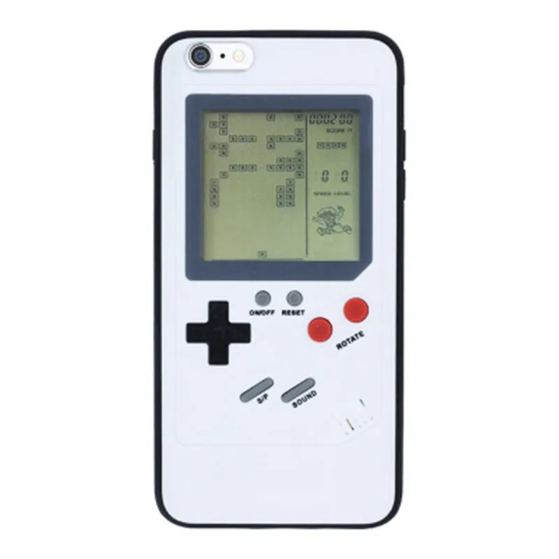 10pcs/lot Navpeak GB Gameboy Tetris Phone Case Game Console for Apple 7plus Tetris for iPhone X 6plus 6s 7 7plus 8 8plus