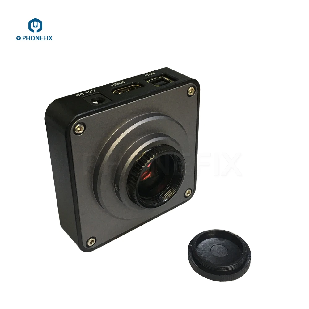 1080P 21MP HDMI USB Industrial Electronic Digital Video Microscope Camera Mobile Phone PCB Solderin