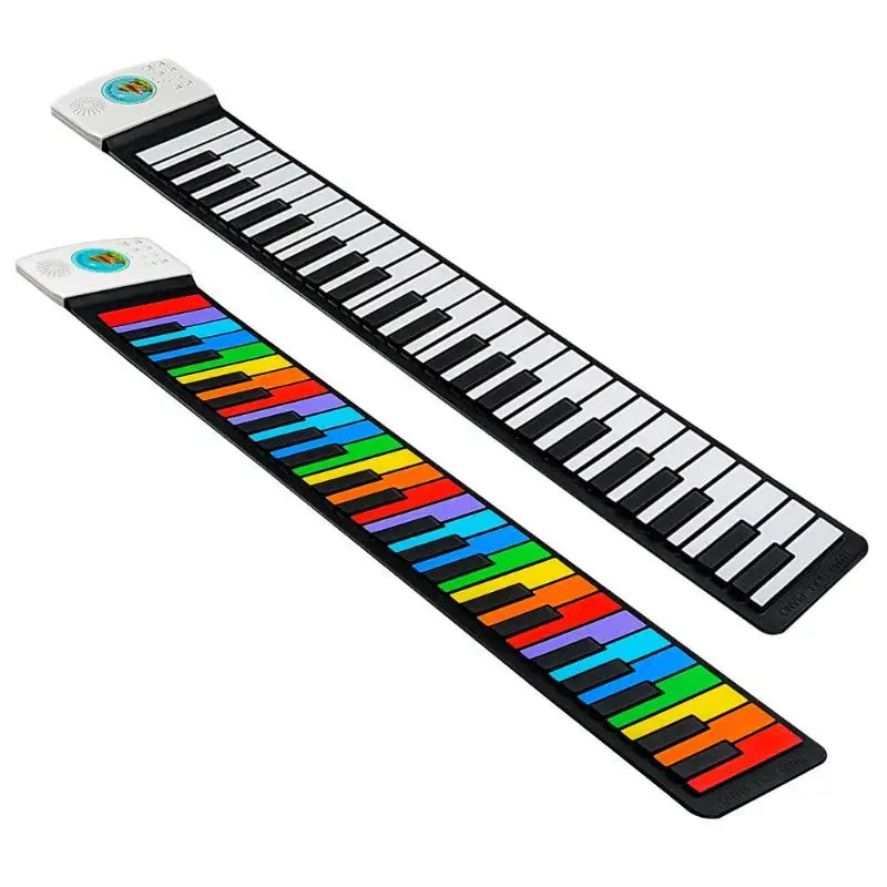 49 клавиш/88 клавиш цифровая клавиатура пианино Начинающий рулонное пианино подарок для детей Детские Силиконовые игрушки, подарки для детей электронный орган