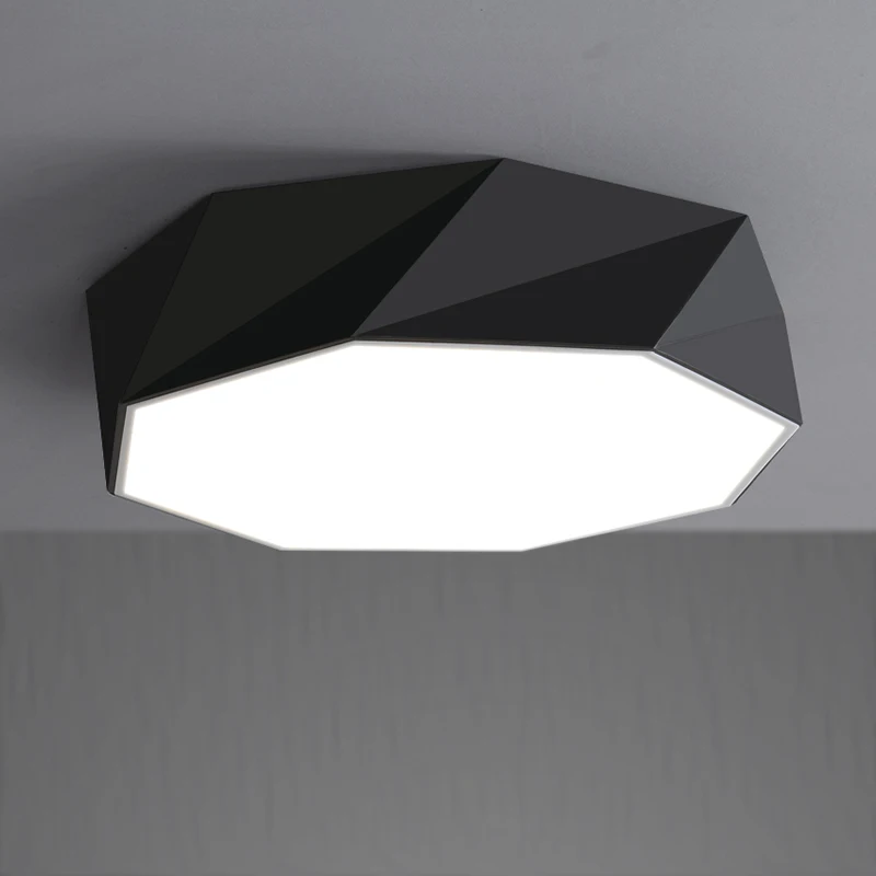 

art and design] simple geometric creative Ceiling Lights LED stepless dimming living room bedroom ceiling lamp FG64