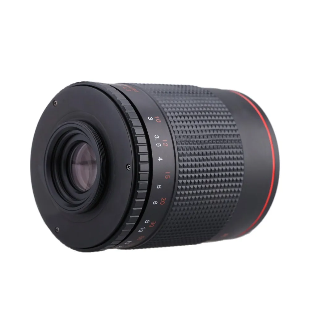 500 мм F/8 0 телефото ручной зеркальный объектив + T2 адаптер крепления для Canon Nikon Pentax