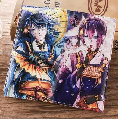 Аниме Touken Ranbu онлайн Простой Длинный кошелек портмоне держатели карт для женщин и мужчин повседневное телефон кошелек клатч - Цвет: long 2