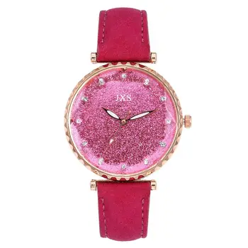 

Classic star studded diamond scale children's student wrist watch fashion trend PU noble temperament table for men and women