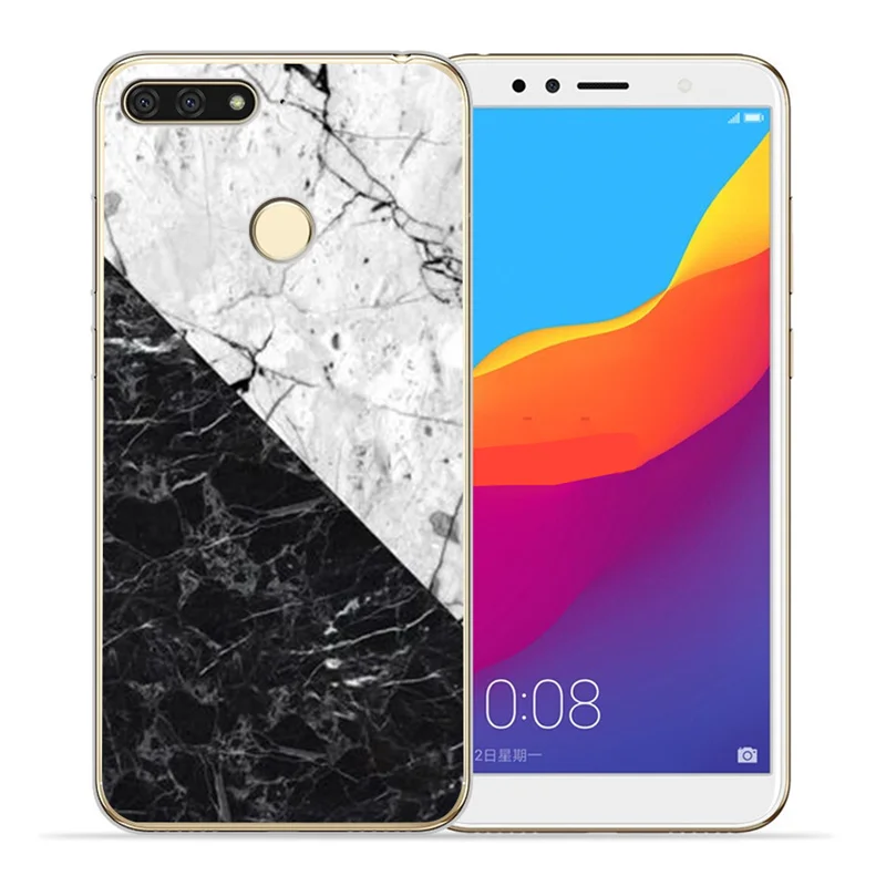 Роскошный Мраморный чехол для huawei II Y5 Y6 Prime Nova 2 3 3I 4 Plus 2018 2017|Бамперы| |